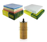 MANN-FILTER Set Pour BMW 1Er F20 125D 118D F21 116D 120D 4 Cabriolet F33 F83