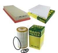 MANN-FILTER Set Pour Mercedes E-Klasse W211 E 55 Kompressor T-Model S211 T