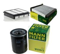 MANN-FILTER Set Pour Mitsubishi Pajero Sport II KH KG 3.0 4WD
