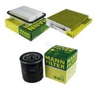 MANN-FILTER Set Pour Toyota Yaris SCP1_ NLP1_ NCP1_ 1.5 SCP9_ NSP9_ KSP9_ NCP9_