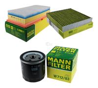 MANN-FILTER Set Pour Toyota Yaris SCP9_ NSP9_ KSP9_ NCP9_ ZSP9_ 1.4 D-4D