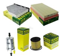 MANN-FILTER Set pour VW Golf Plus 5M1 521 1.4 FSI Touran 1T1 1T2 1.6 1K1