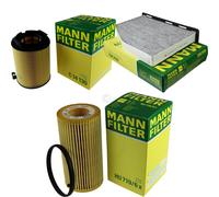 MANN-FILTER Set Pour VW Golf Plus 5M1 521 2.0 FSI Passat 3C2 4MOTION 1K1 Seat