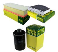 MANN-FILTER Set Pour VW Passat Alltrack 365 2.0 TSI 4MOTION 1.8 1K1 GTI TFSI