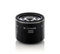 MANN-FILTER W 1114/80 Filtre à huile - pour Véhicule de tourisme + utilitaires