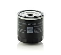 MANN-FILTER W 712/20 Filtre à huile, turbocompresseur pour AUDI