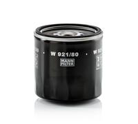 MANN-FILTER Filtre à huile vissé W 921/80 – pour poids-lourds et autobus