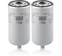 MANN-FILTER WDK 725 Filtre à carburant - pour Poids-lourds + Autobus (Lot de 2)