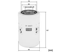 MANN-FILTER WH 945/3 Filtre, système hydraulique de travail