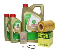 Mann Filtre + 7L Castrol Ll 5W30 pour BMW E46 E36 5ER E39 E60 E53 M50 M52 M54