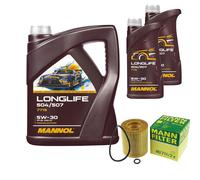 Mann Filtre À 7L mannol Longlife 504/507 5W-30 pour Mazda 6 Break Gh 2.5 MZR