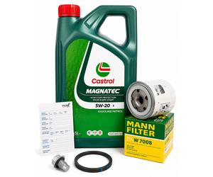 Mann Filtre à Huile + 5L Castrol 5W-20 Eco Boost pour Ford S-MAX Modeo Kuga +