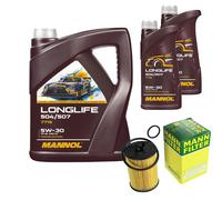 MANN Filtre À Huile 7L MANNOL LONGLIFE 504/507 5W-30 Pour Mercedes A W169