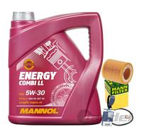 Mann Filtre à Huile + mannol 5W30 Convient pour BMW 1er F20 F21 3er F30 F31