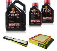 Mann - Filtre Luft Inspection Set 7L Motul 5W-30 pour BMW 3er Cabriolet
