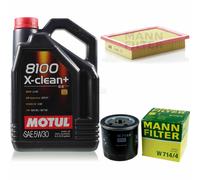 Mann - Filtre Luft Inspection Set Motul 5L 5W-30 pour Fiat Fiorino Boîte 65 1.7