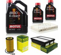 Mann - Filtre Luft Inspection Set Motul 7L 5W-30 pour Hyundai Tucson 2.0