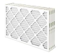 Mann+Hummel Lot de 4 filtres à air plissés MERV 8 pour chaudière CVC 16 x 25 x 1 (taille exacte : 39 x 61 x 1 cm)