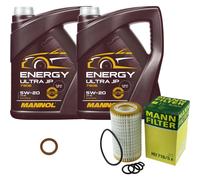MANN Inspection Set 10 L MANNOL Energy Ultra JP 5W-20 pour Chrysler Crossfire