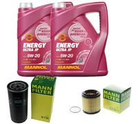 MANN Inspection Set 10 L MANNOL Energy Ultra JP 5W-20 pour Porsche 928