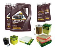 MANN Inspection Set 12L MANNOL LONGLIFE 504/507 5W-30 Pour Mercedes W211