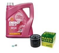 MANN Inspection Set 5 L MANNOL Energy 5W-20 Pour Daihatsu Terios 1.5 4x4