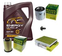 MANN Inspection Set 5 L MANNOL Energy 5W-20 Pour Ford C-Max II 1.0 EcoBoost