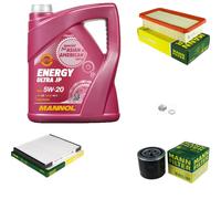 MANN Inspection Set 5 L MANNOL Energy 5W-20 Pour Hyundai Accent III 1.4 GL