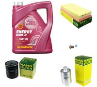 MANN Inspection Set 5 L MANNOL Energy 5W-20 Pour MG MGF 1.8i 16V 18i VVC