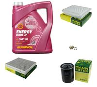 MANN Inspection Set 5 L MANNOL Energy 5W-20 Pour Mitsubishi Outlander III
