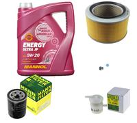MANN Inspection Set 5 L MANNOL Energy 5W-20 Pour Suzuki Samurai 1.3 AWD SJ