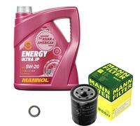 MANN Inspection Set 5 L MANNOL Energy 5W-20 Pour Suzuki Samurai 1.3 AWD SJ