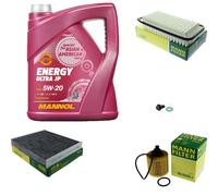 MANN Inspection Set 5 L MANNOL Energy 5W-20 Pour Toyota Yaris Verso 1.3