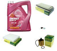 MANN Inspection Set 5 L MANNOL Energy 5W-20 Pour Toyota Yaris Verso 1.3