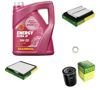 MANN Inspection Set 5 L MANNOL Energy Ultra JP 5W-20 Pour Hyundai i10 1.1