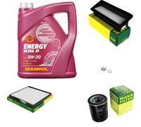 MANN Inspection Set 5 L MANNOL Energy Ultra JP 5W-20 Pour Hyundai i10 1.2