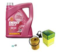 MANN Inspection Set 5 L MANNOL Energy Ultra JP 5W-20 Pour Lexus IS II 250 LS 460