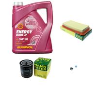 MANN Inspection Set 5 L MANNOL Energy Ultra JP 5W-20 Pour Mazda MX-5 III 1.8 2.0