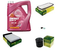 MANN Inspection Set 5 L MANNOL Energy Ultra JP 5W-20 Pour Toyota Aygo 1.0