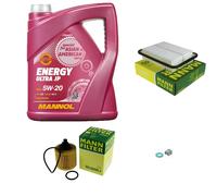 MANN Inspection Set 5 L MANNOL Energy Ultra JP 5W-20 Pour Toyota Verso 1.8 1.6