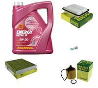MANN Inspection Set 5 L MANNOL Energy Ultra JP 5W-20 Pour Toyota Verso 1.8 1.6