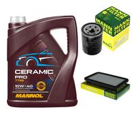 Mann Inspection Set 5L mannol Céramique Pro 10W-40 pour Suzuki Swift III Mz Ez