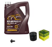 MANN Inspection Set 5L MANNOL Energy 5W-20 Pour Chrysler Voyager IV 2.4