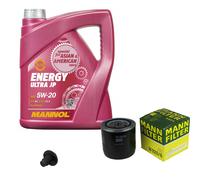 MANN Inspection Set 5L MANNOL Energy 5W-20 Pour Chrysler Voyager IV 3.3