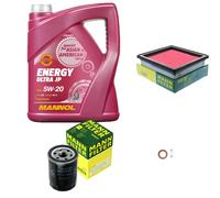 MANN Inspection Set 5L MANNOL Energy 5W-20 Pour Nissan Micra III 1.2 16V