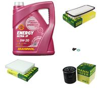 MANN Inspection Set 5L MANNOL Energy Ultra JP 5W-20 Pour Toyota Yaris 1.0