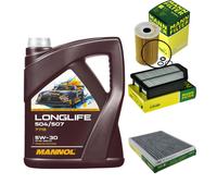 MANN Inspection Set 5L MANNOL LONGLIFE 504/507 5W-30 Pour KIA Carens IV