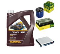 MANN Inspection Set 5L MANNOL LONGLIFE 504/507 5W-30 Pour KIA Rio III UB 1.4