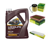 Mann Inspection Set 5L mannol Longlife 504/507 5W-30 pour Mini - Mini