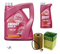 MANN Inspection Set 6 L MANNOL Energy 5W-20 Pour BMW E30 318i E34 518g 518i